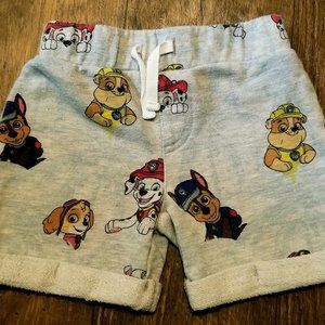 Paw Patrol Shorts For 18m Boy.